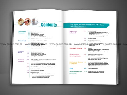 牙科醫(yī)用產(chǎn)品目錄設(shè)計(jì)